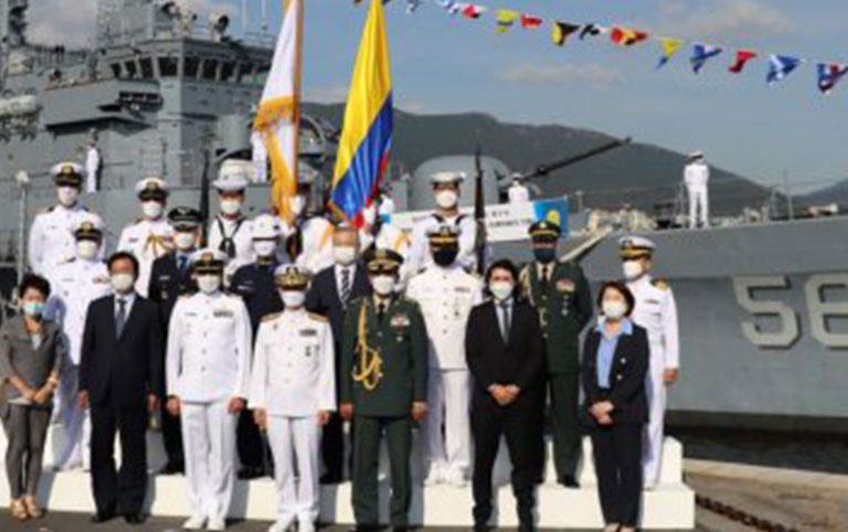 Transferencia de la Corbeta ARC “Almirante Tono” a la Armada Nacional de Colombia